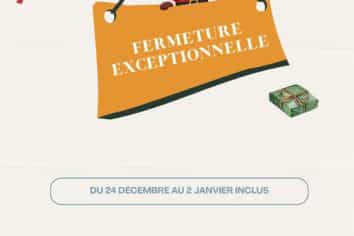 Fermeture exceptionnelle